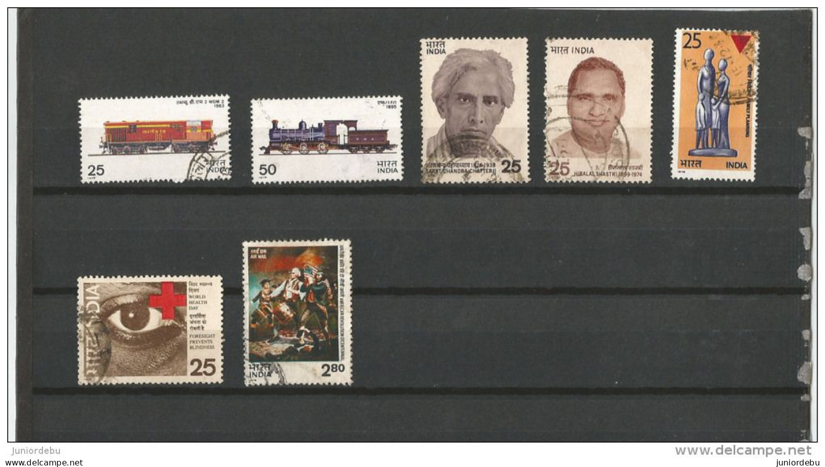 INDIA - 1976 - 7  Different Commemorative Stamps - USED. ( Condition As Per Scan ) ( OL 07/07/2013) - Gebraucht