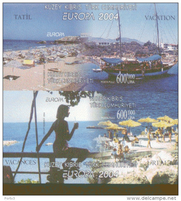 CEPT Ferien Holidays Türkisch Zypern Block 22 B MNH ** Postfrisch - 2004