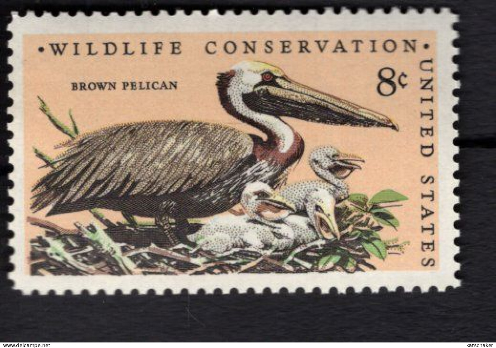 2015391584  1972 SCOTT 1466 (XX) POSTFRIS MINT NEVER HINGED - WILDLIFE CONSERVATION -  BIRD - BROWN PELICAN - Ongebruikt