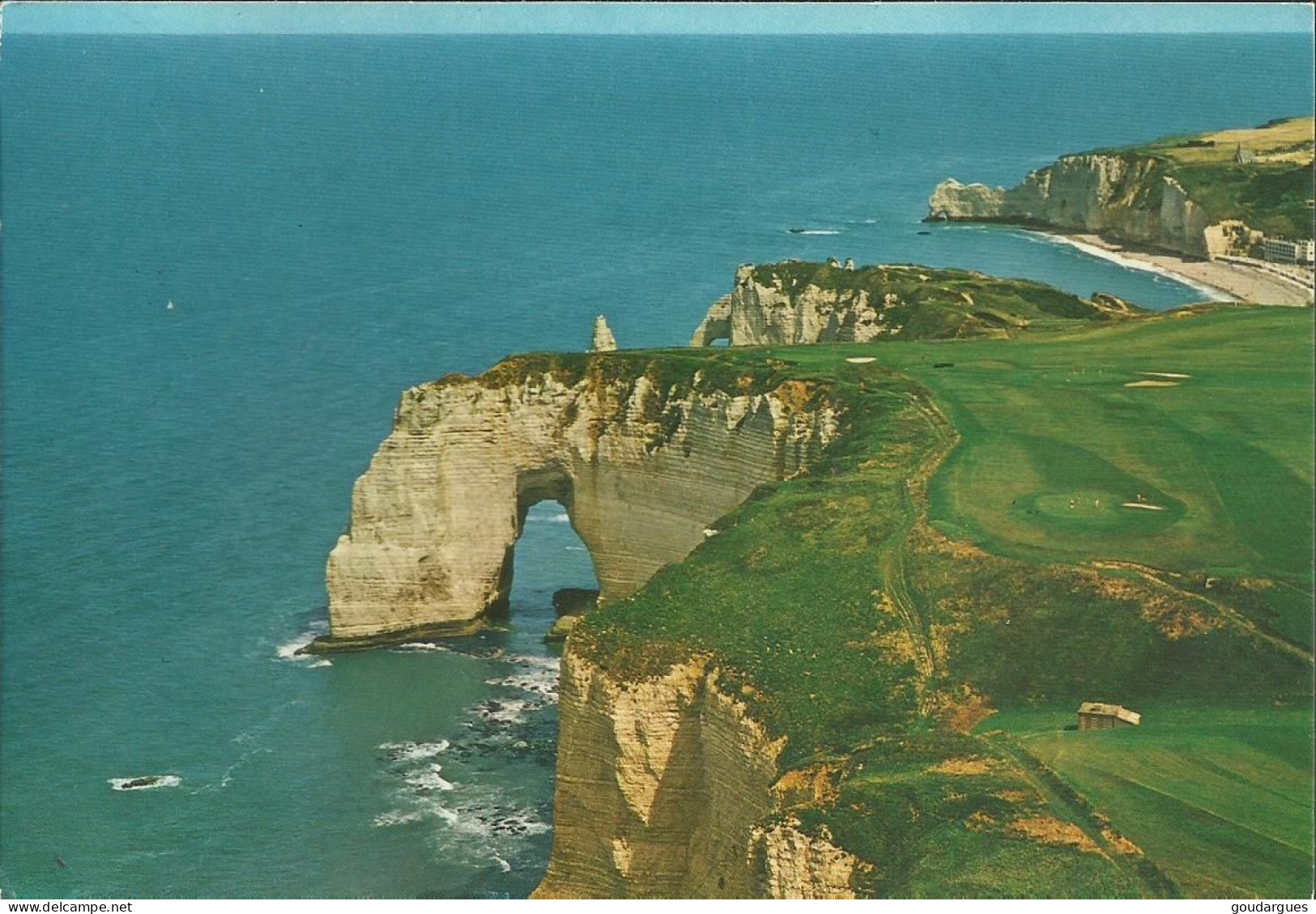 Etretat - Les Falaises, La Manneporte, L'Aiguille Et La Porte D'Aval - Flamme Datée 7-9-81 D'Etretat - (P) - Etretat