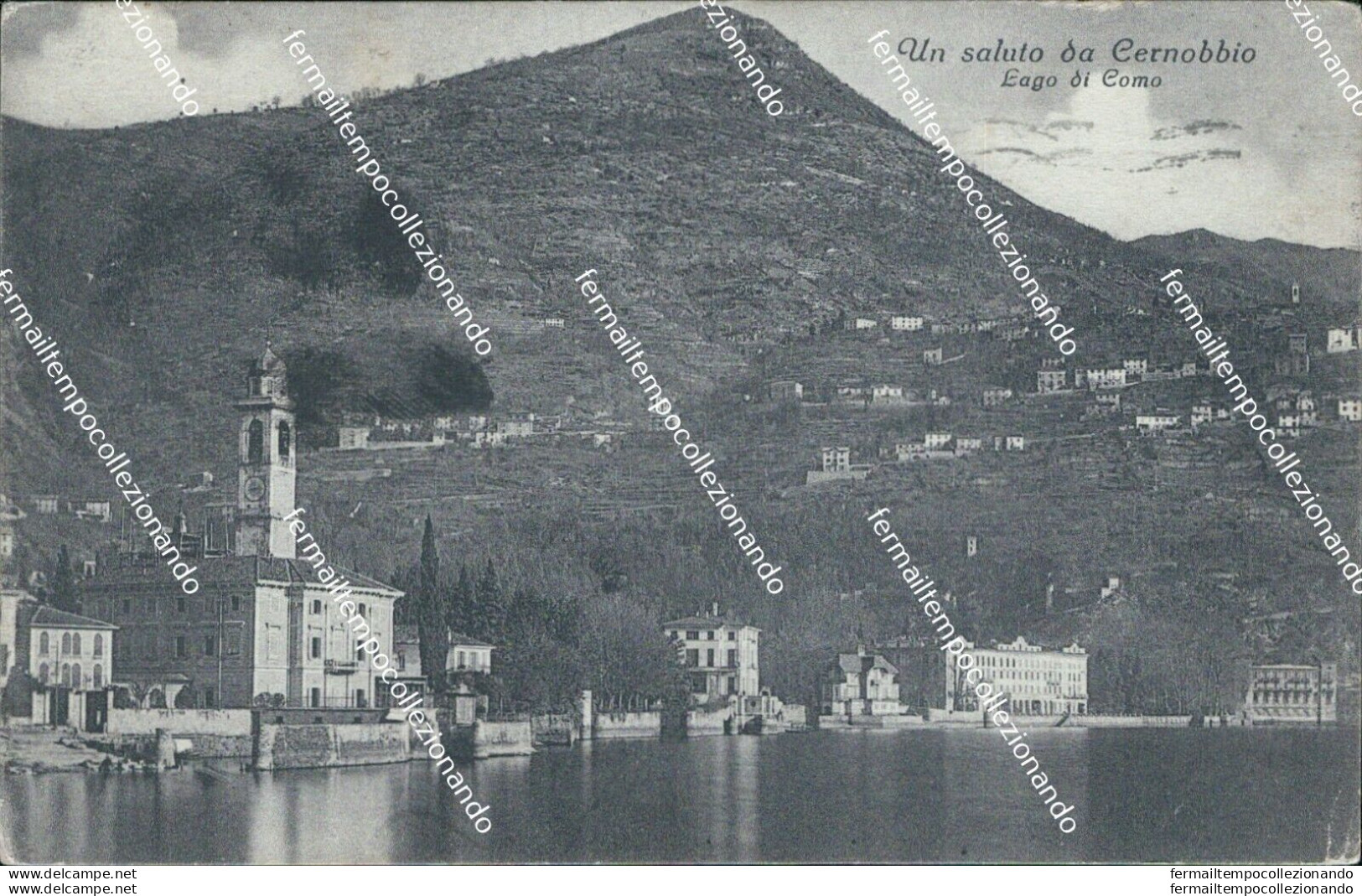 Bs402 Cartolina Un Saluto Da Cernobbio Lago Di Como Lombardia - Como