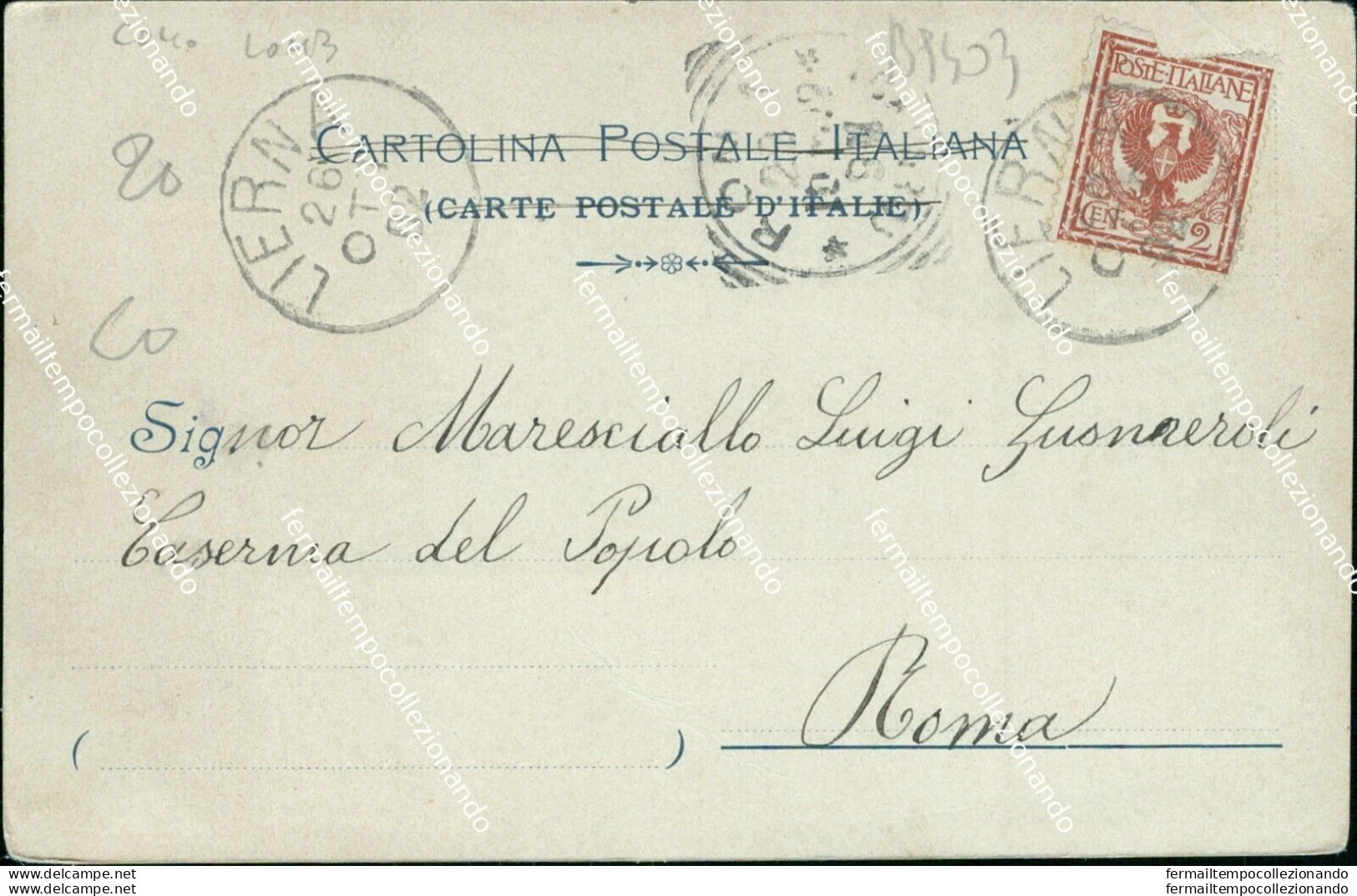 Bs403 Cartolina Cadenabbia Hotel Belle Ile 1902 Provincia Di Como  Lombardia - Como