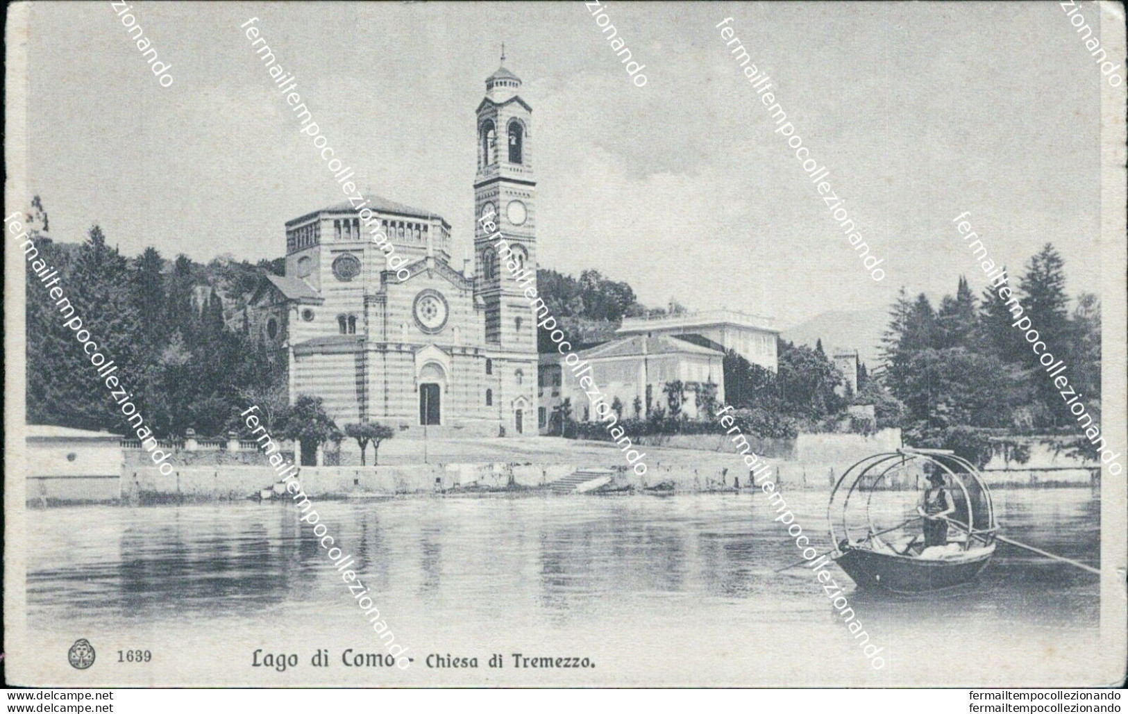 Bs405 Cartolina Lago Di Como Chiesa Di Tremezzo  Lombardia - Como