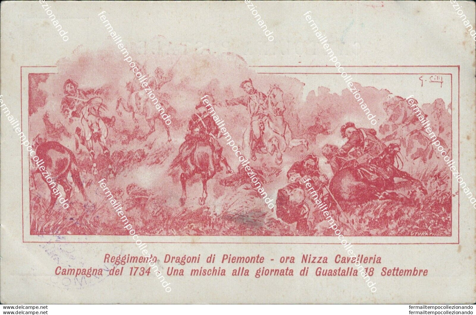 Ca197 Cartolina Militare  Cavalleggeri Di Vittorio Emanuele II Www1 1 Guerra - Regimenten