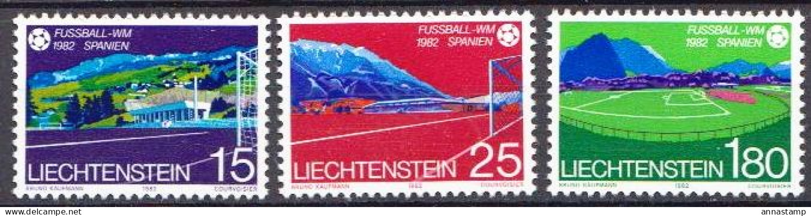 Liechtenstein MNH Set - 1982 – Espagne