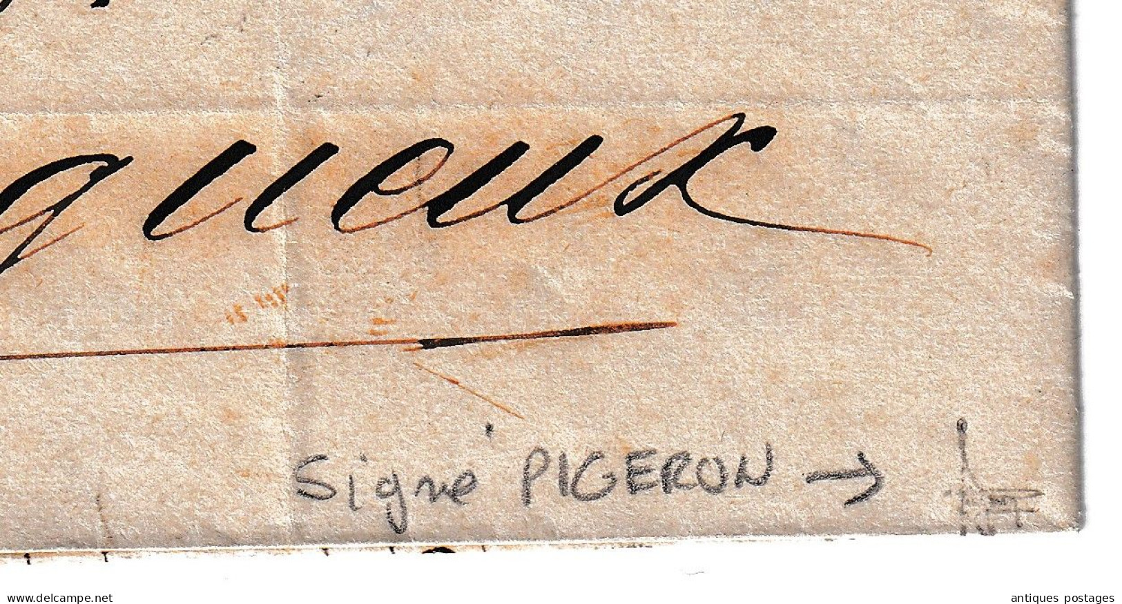 Lettre 1871 Cette Sète Hérault Crédit Cettois Signé Cérès 20 Centimes Émission De Bordeaux Périgueux Dordogne Courtey - 1870 Ausgabe Bordeaux