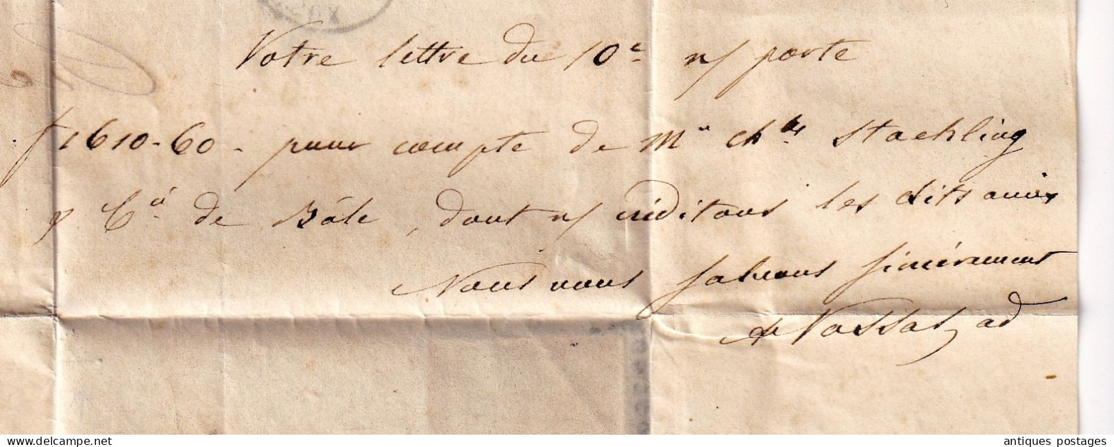 Lettre 1871 Cette Sète Hérault Crédit Cettois Signé Cérès 20 Centimes Émission de Bordeaux Périgueux Dordogne Courtey