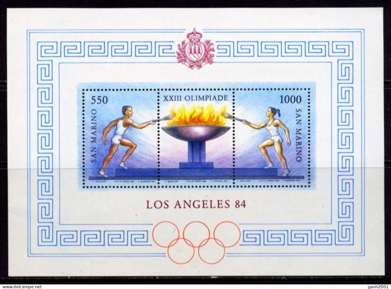 San Marino 1984 / Olympic Games Los Angeles MNH Juegos Olímpicos Olympische Spiele  / 2562  27-6 - Ete 1984: Los Angeles