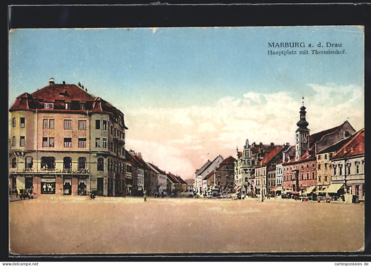 AK Marburg A. D. Drau, Hauptplatz Mit Theresienhof  - Slovénie