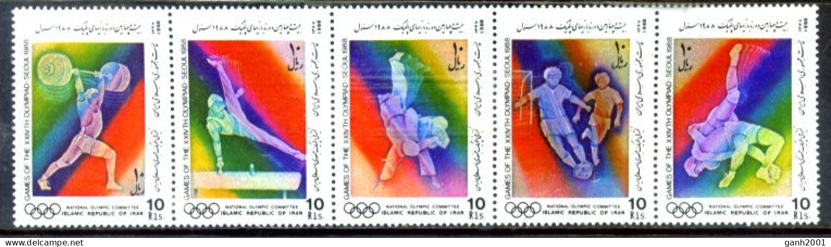 Iran 1998 / Olympic Games Seoul MNH Juegos Olímpicos Seúl / Hc05  38-32 - Zomer 1988: Seoel