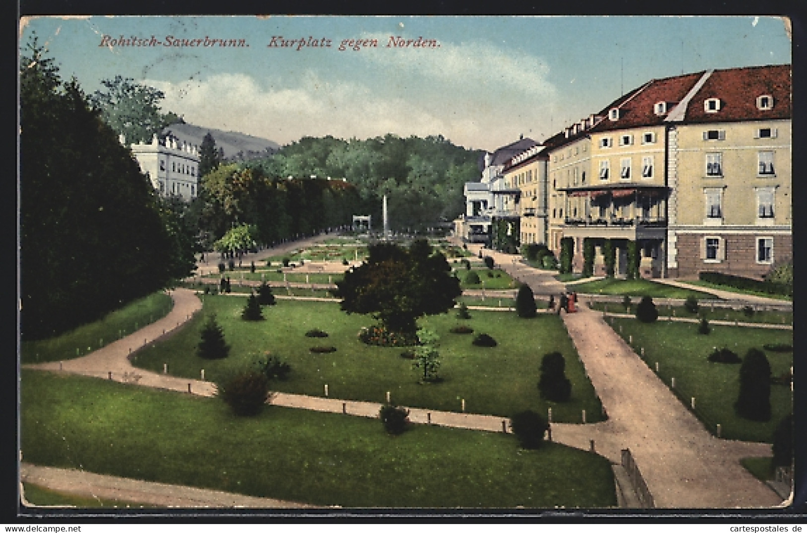 AK Rohitsch-Sauerbrunn, Kurplatz Gegen Norden  - Slovenia