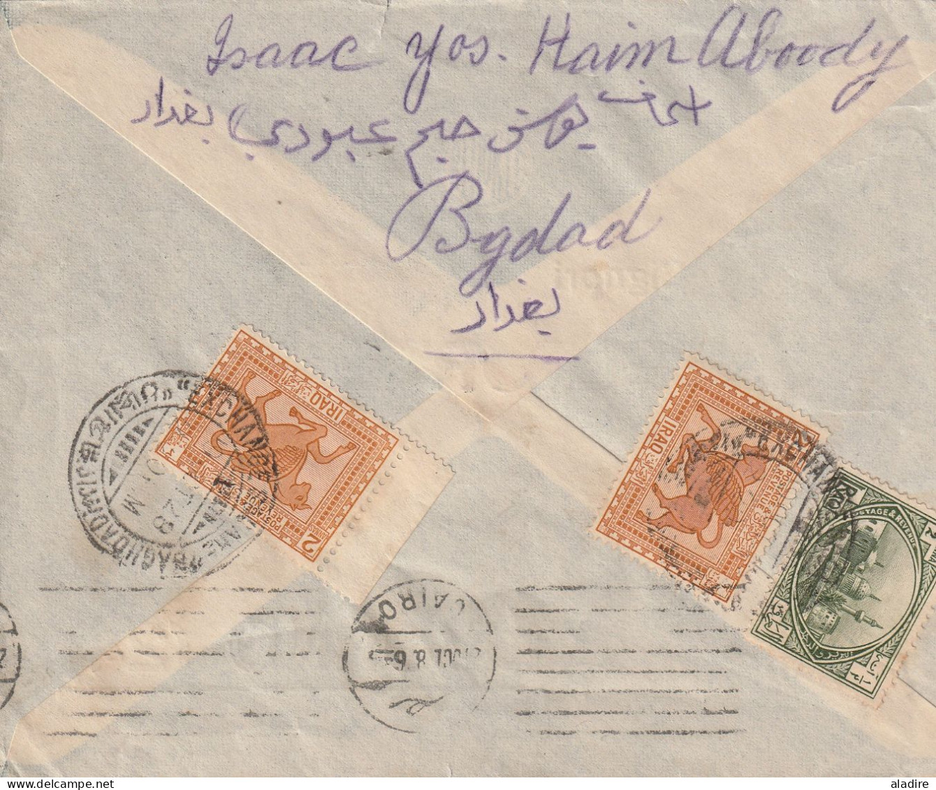 ASIA Covers : Persia, Iran, Iraq, Syria, Yemen, Saudi Arabia - a collection of 13 covers and 1 receipt - 28 scans