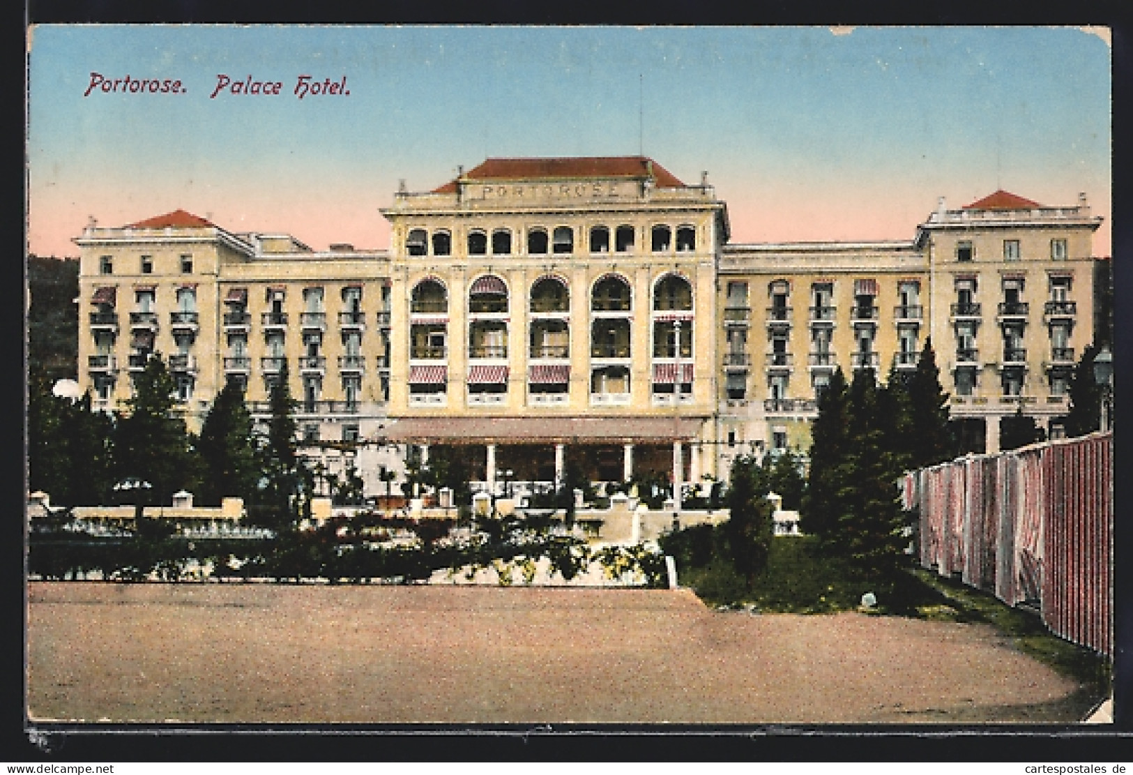 AK Portorose, Blick Auf Das Palace Hotel  - Slowenien