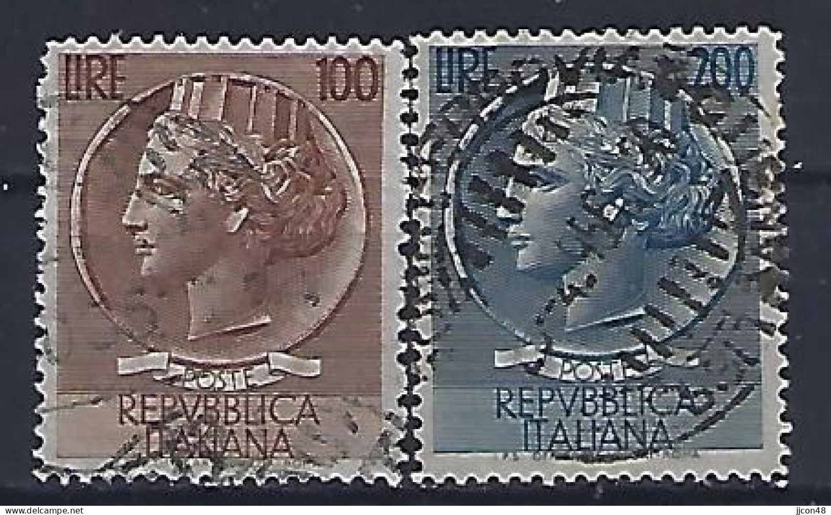 Italy 1954  Italia Turrita (o) Mi.920-921 (Wk 3) - 1946-60: Used