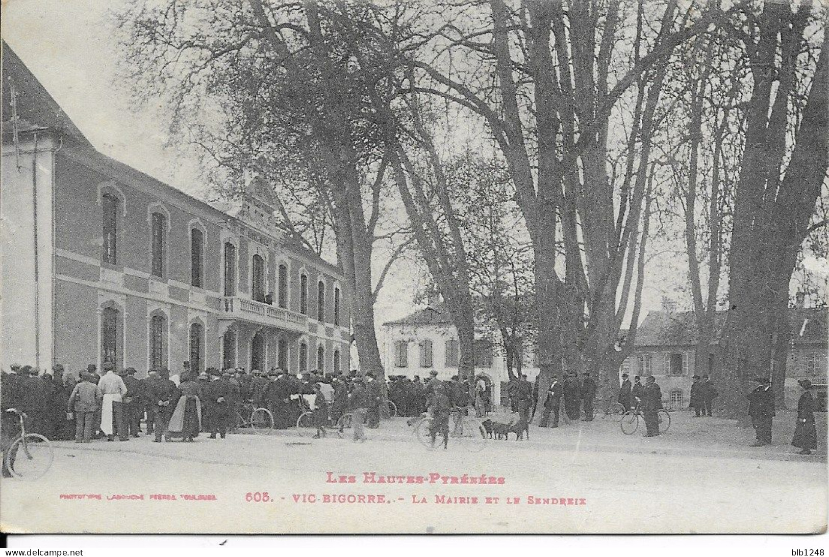 65] Hautes Pyrénées Vic Bigorre La Mairie Et Le Sendreix Belle Animation - Vic Sur Bigorre