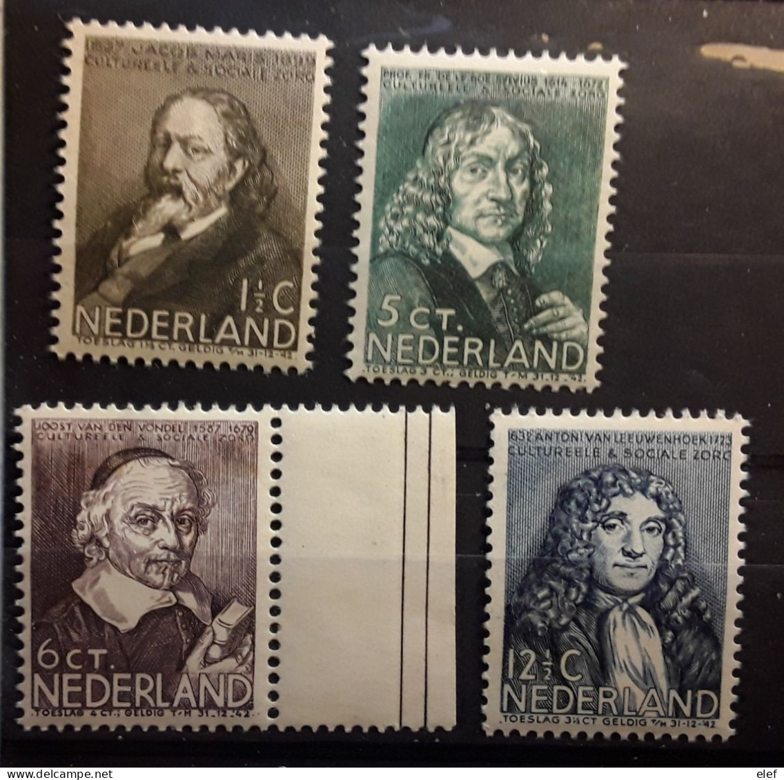 NEDERLAND / Netherlands / Pays Bas 1937  Serie Oeuvres Sociales Yvert 295  / 298 Neuve ** MNH ,TB - Neufs
