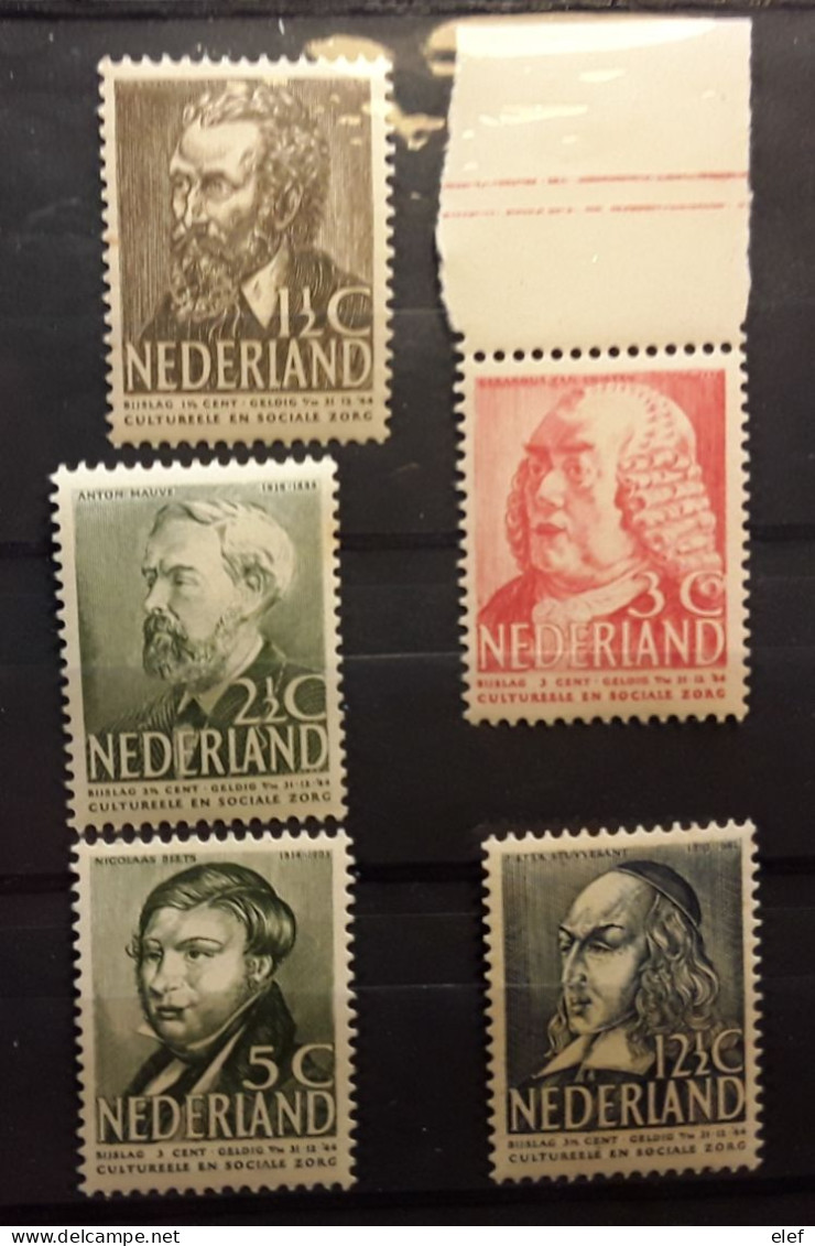 NEDERLAND PAYS BAS NETHERLANDS 1939 , Serie Oeuvres Sociales Yvert 318 / 322 Neuve ** MNH TB - Ongebruikt