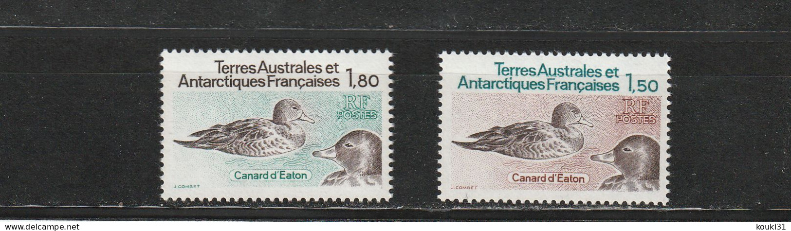 TAAF YT 97/8 ** : Canard D'Eaton  - 1982 - Unused Stamps