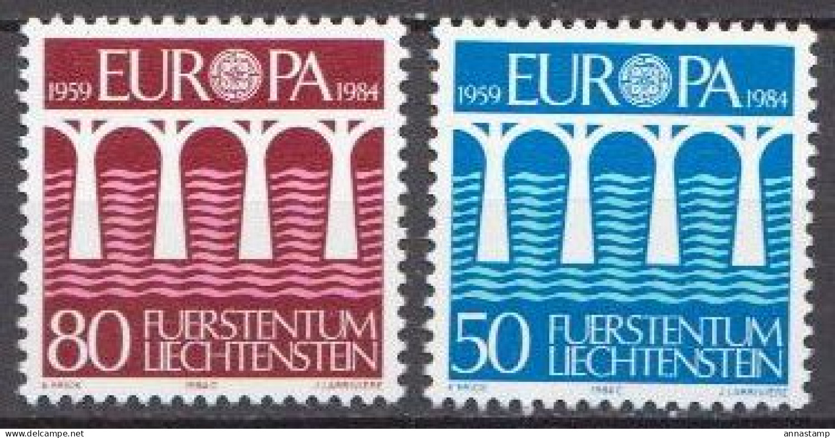 Liechtenstein MNH Set - 1984