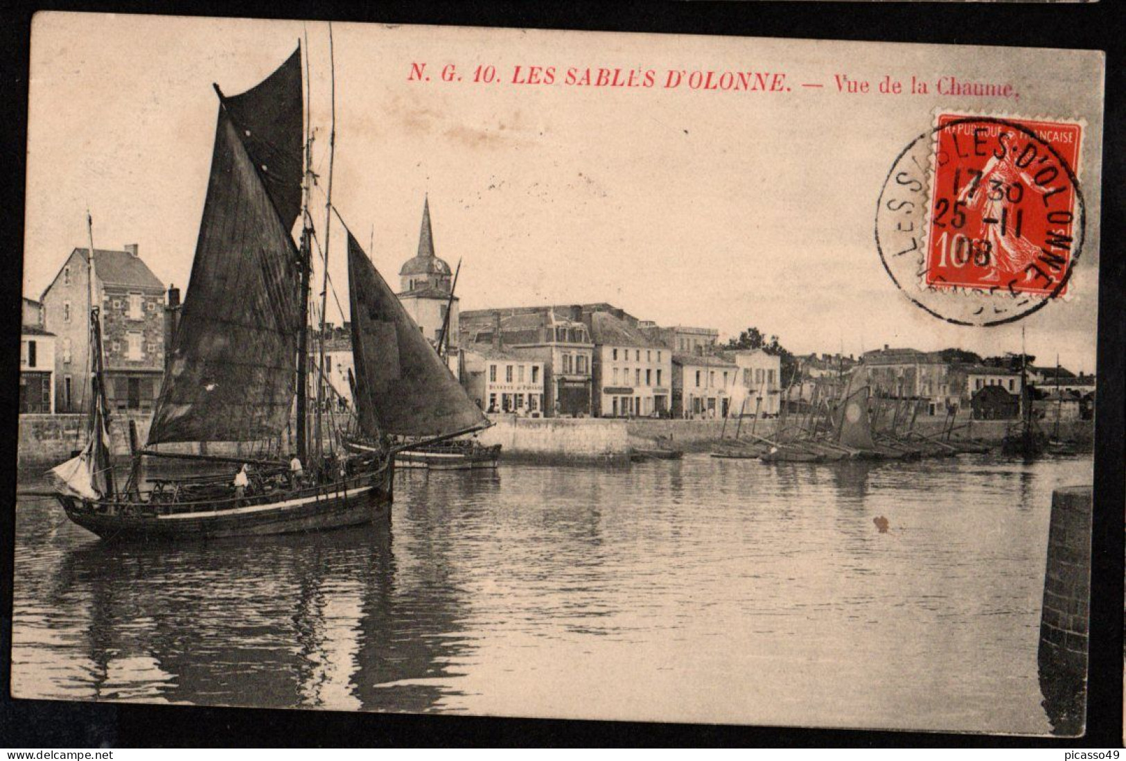 Vendée, Les Sables D'Olonne , Vue De La Chaume - Sables D'Olonne