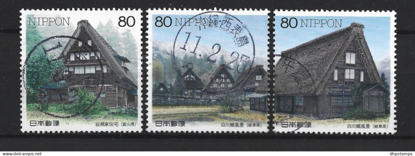 Japan 1999 Traditional Houses Y.T. 2512/2514 (0) - Usados