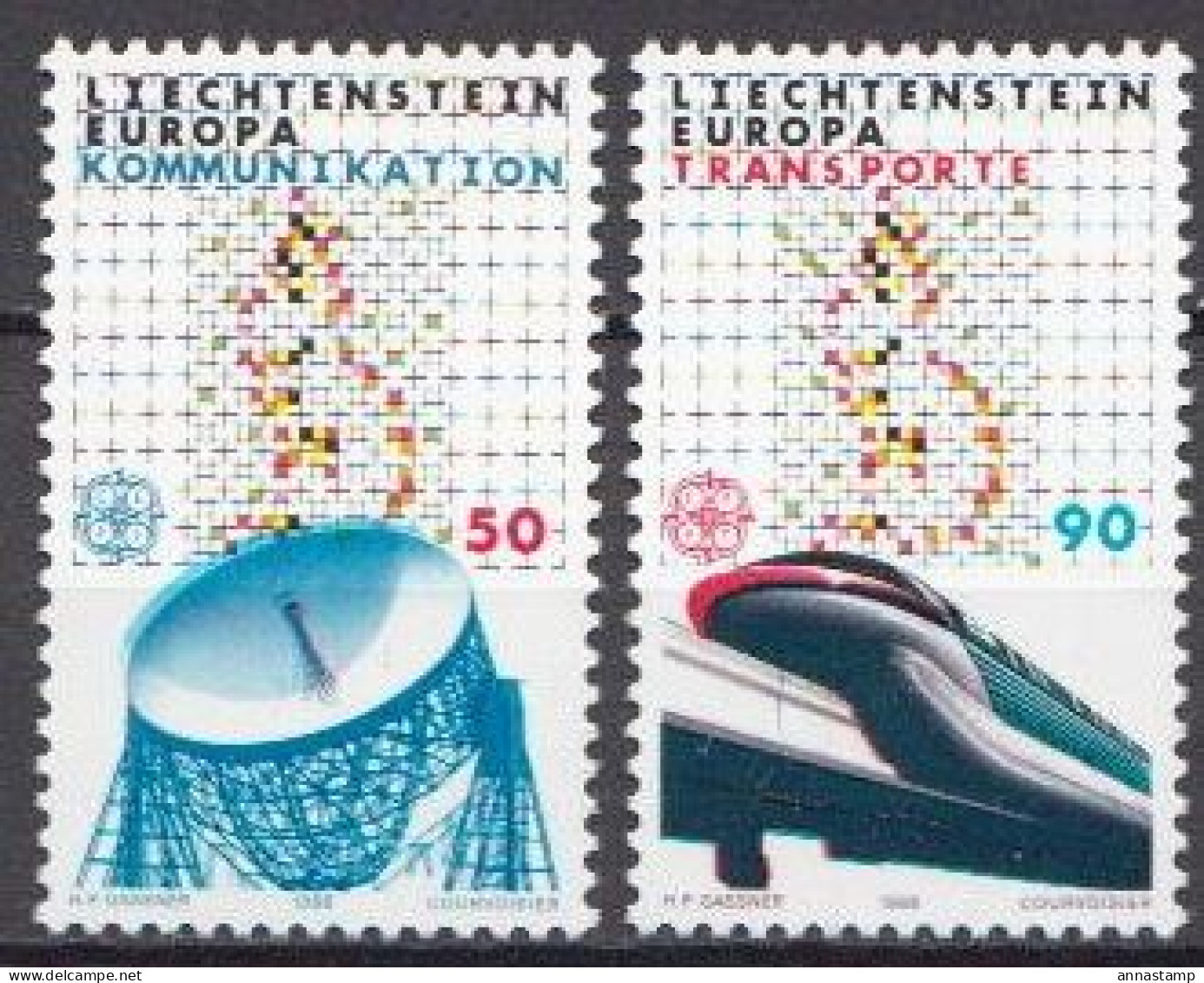 Liechtenstein MNH Set - 1988