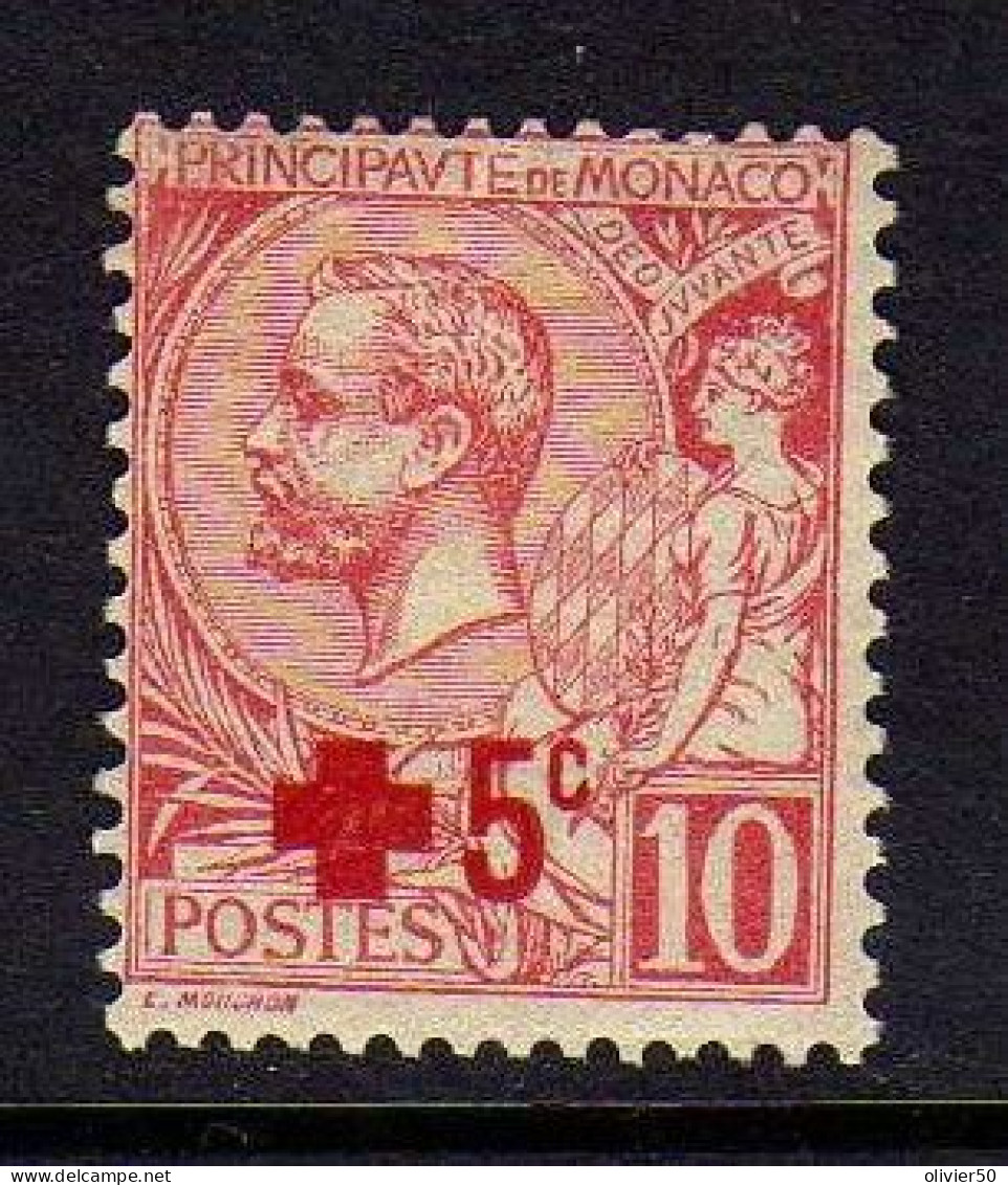 Monaco - (1914) - 5 C. Albert Albert Ier - Croix-Rouge - Neuf** - MNH - Neufs