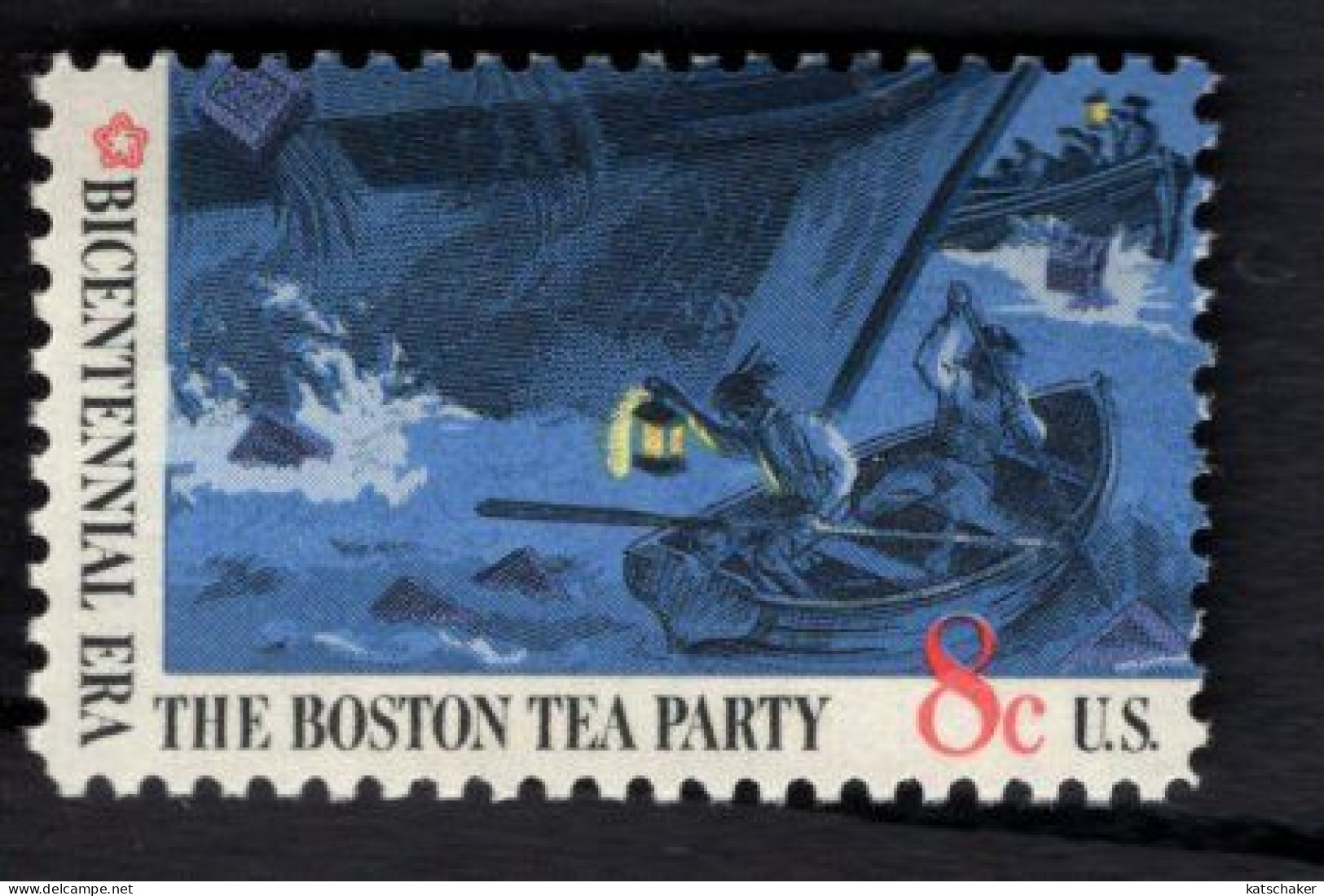 205107198 1973 SCOTT 1482 (XX) POSTFRIS MINT NEVER HINGED - AMERICAN BICENTENNIAL BOSTON TEA PARTY BOATS & SHIPS - Ongebruikt