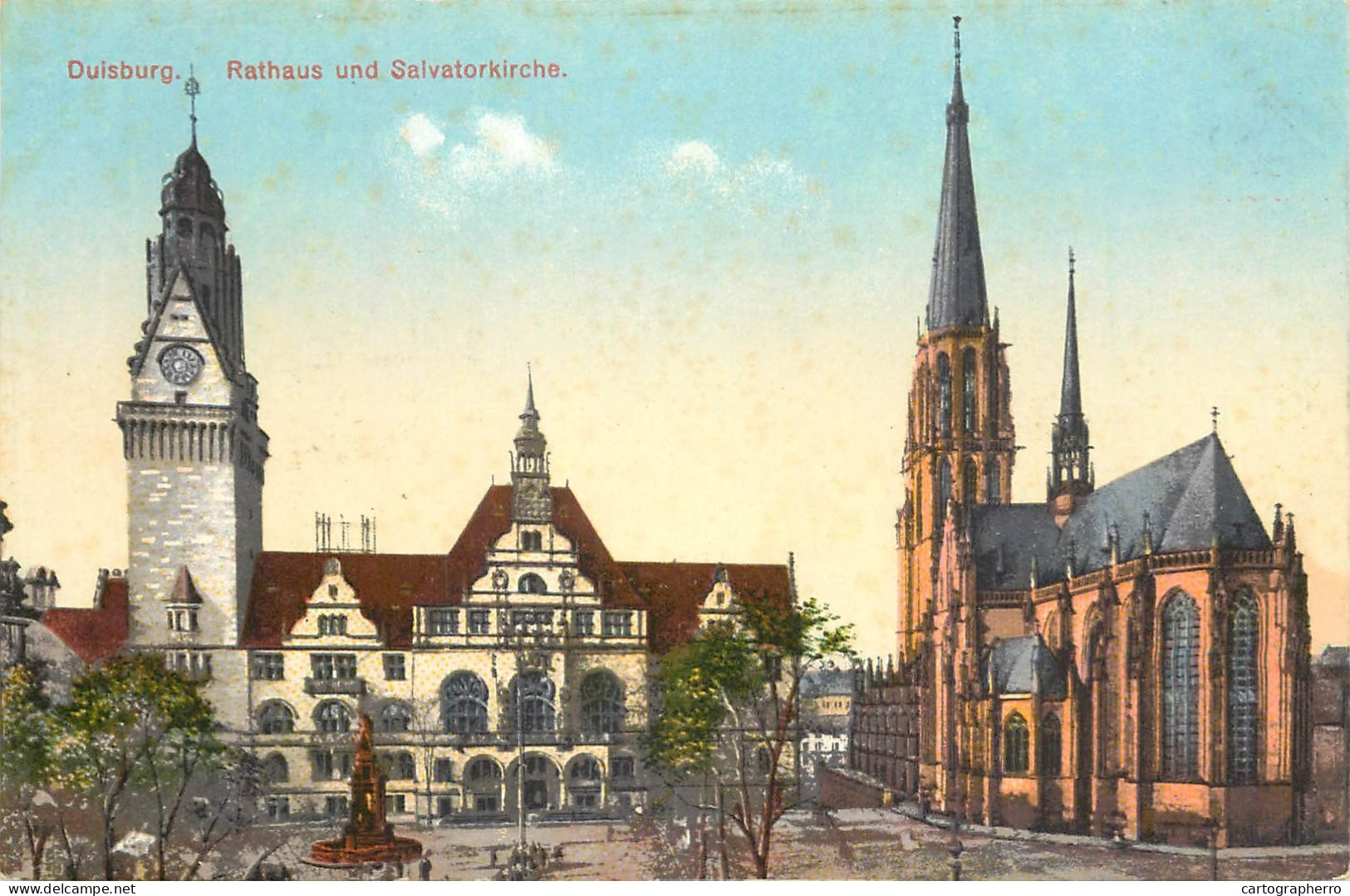 Germany Duisburg Rathaus Und Salvatorkirche - Duisburg
