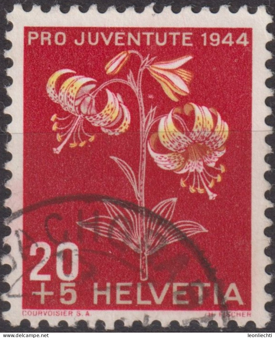 1944 Schweiz Pro Juventute ° Mi:CH 441, Yt:CH 401, Zum:CH J111, Türkenbund - Used Stamps