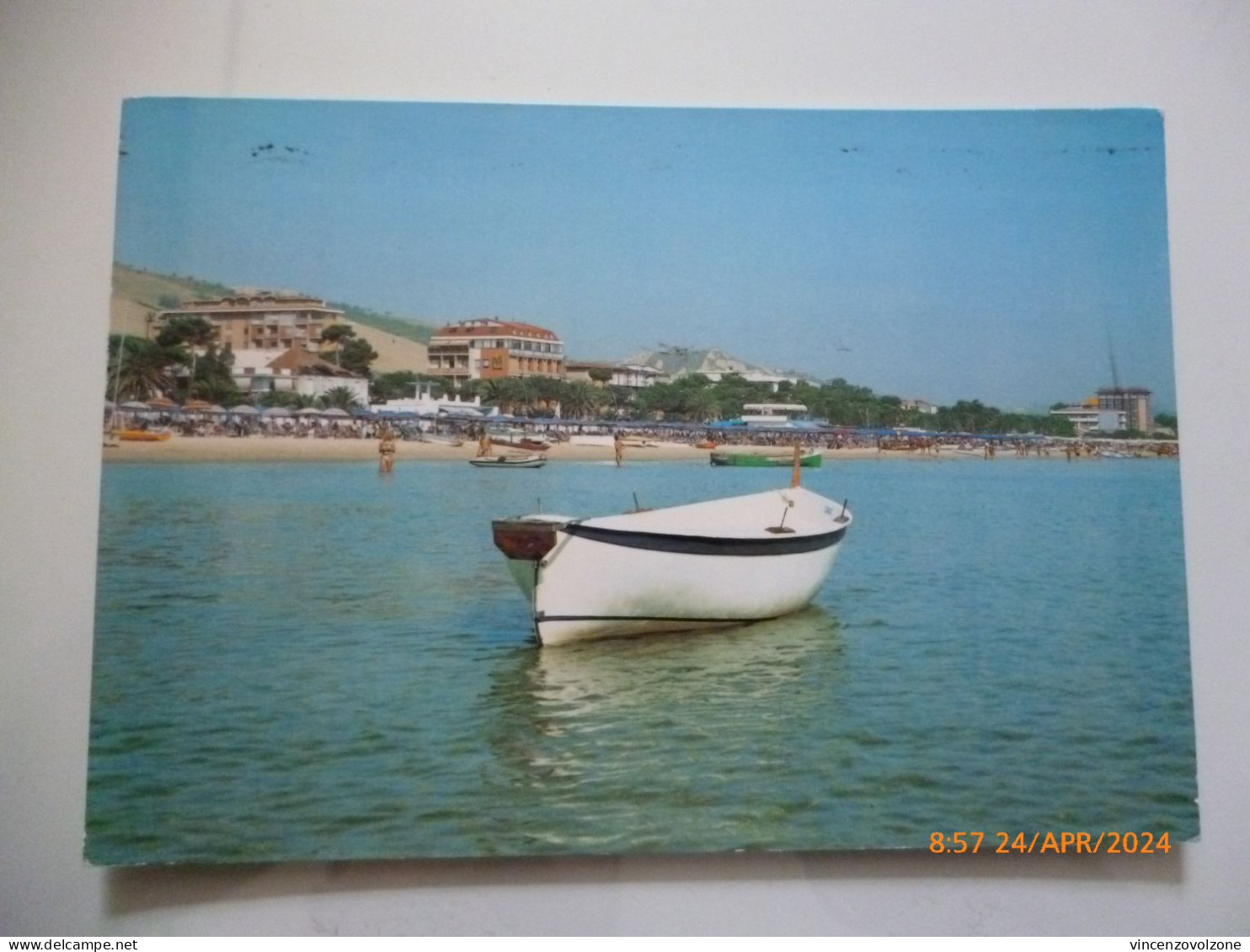 Cartolina Viaggiata "ROSETO DEGLI ABRUZZI La Spiaggia" 1983 - Teramo