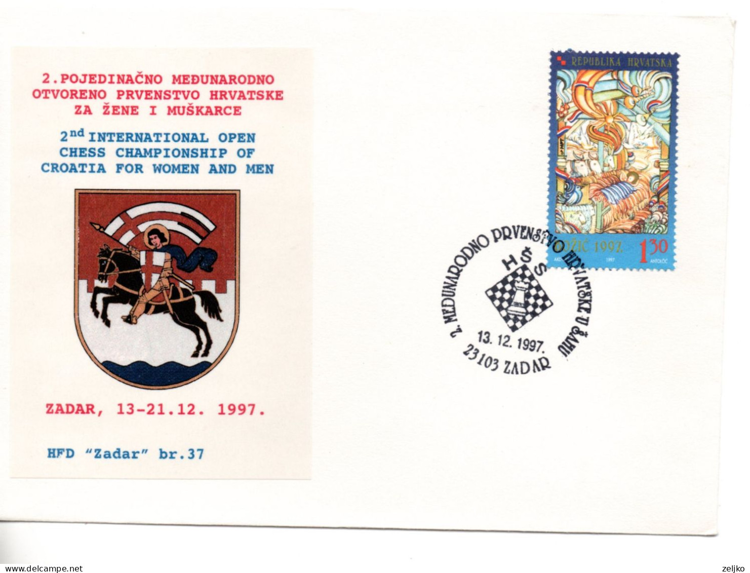 Croatia, Chess, International Championship Of Croatia, Zadar 1997 - Schach