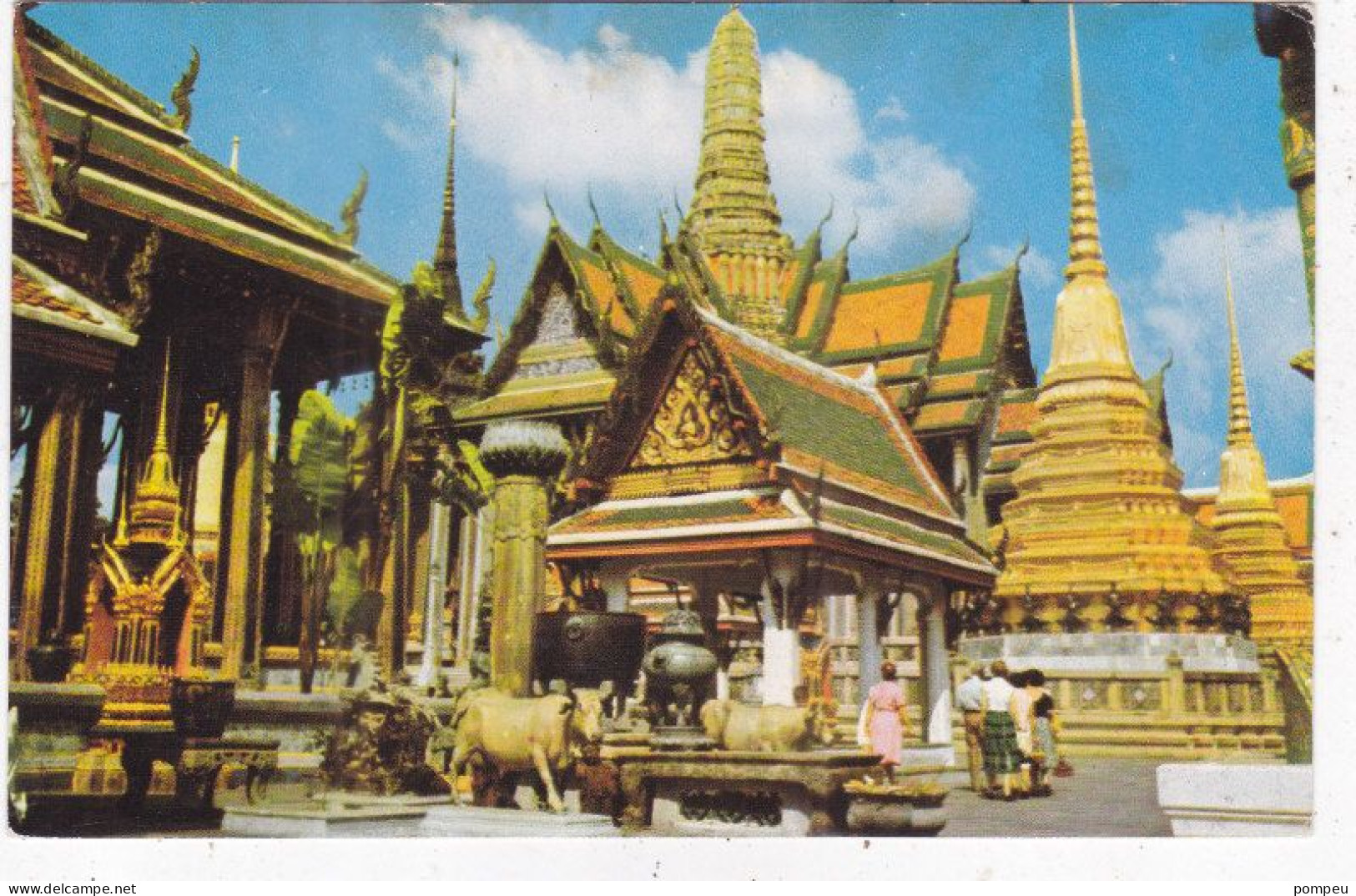 QT - Lot 10 cartes  - THAiLAND:  Bangkok - views of Temples  (neuf)