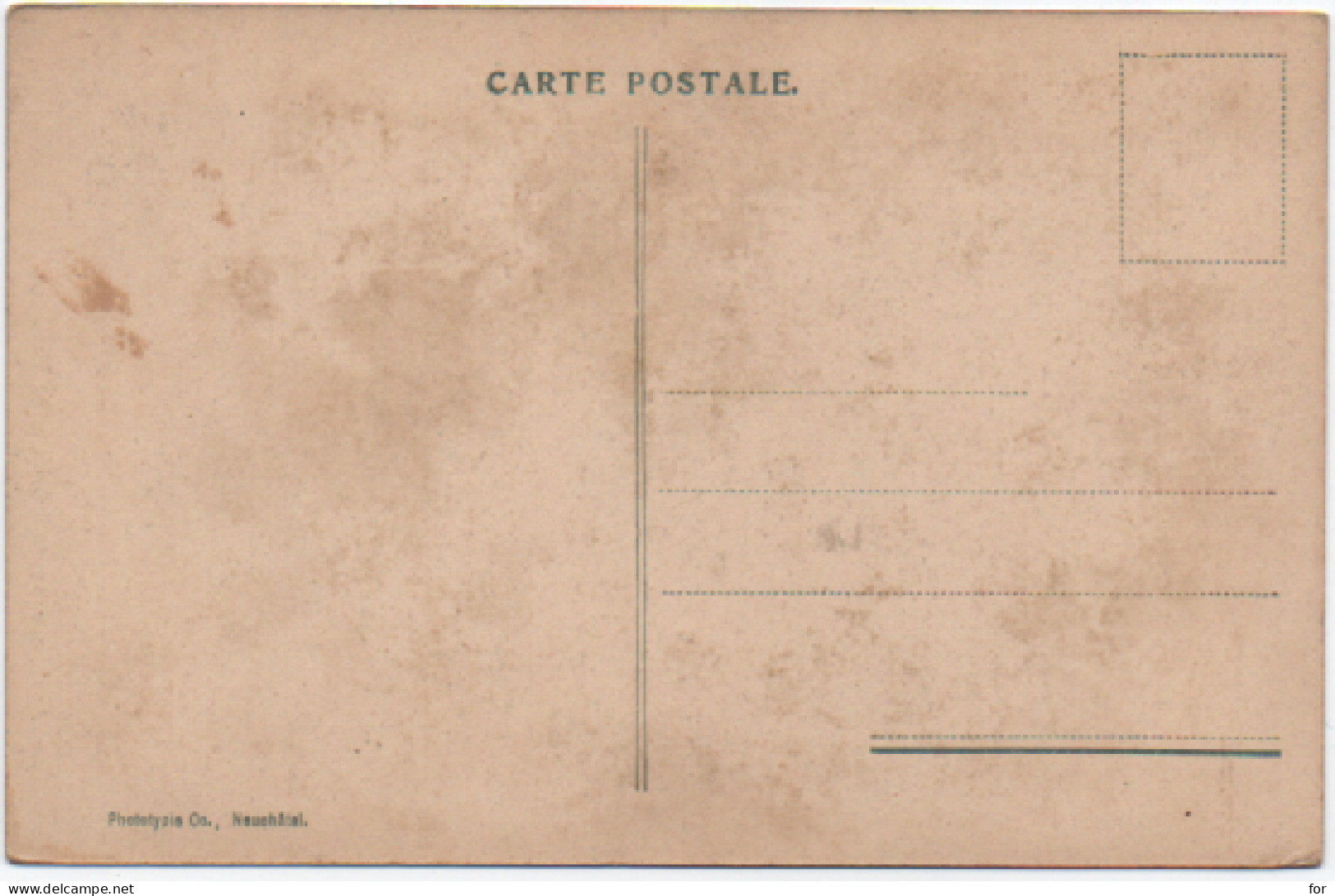 Suisse : VD Vaud : VALLORBE : Aux Sources De L'Orbe : Carte Fine à Recoller - Vallorbe