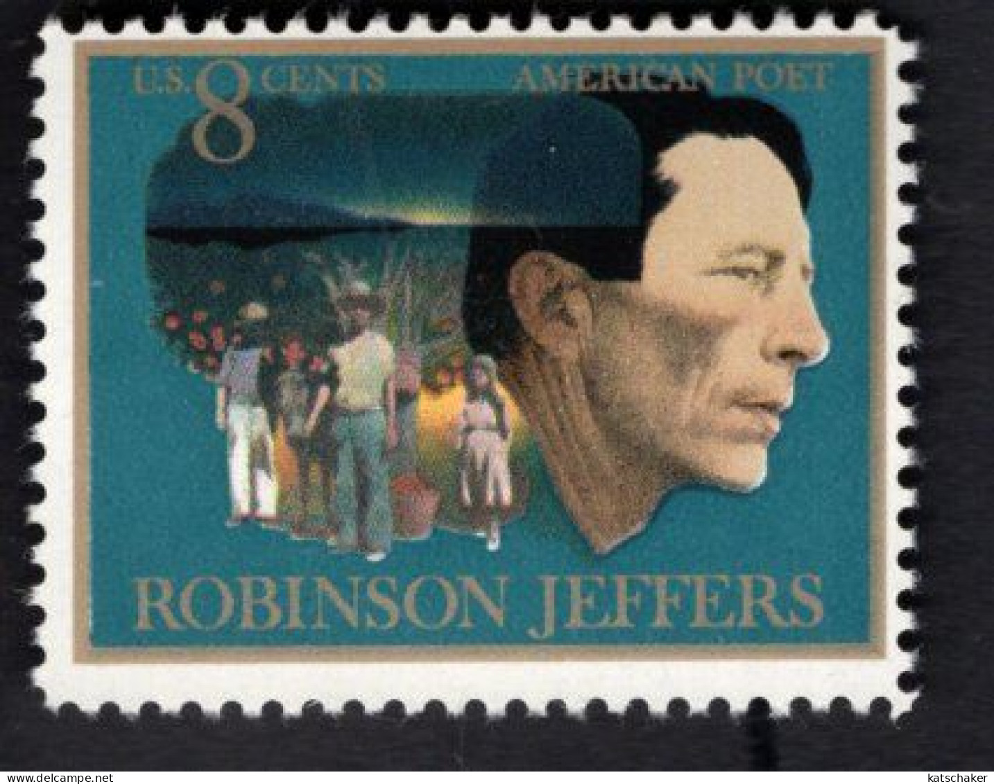 205107520 1973 SCOTT 1485 (XX) POSTFRIS MINT NEVER HINGED - AMERICAN ARTS - ROBINSON JEFFERS - Unused Stamps