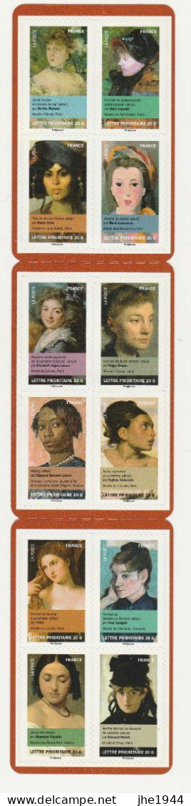 France Autoadhésif BC674** Portraits De Femmes Dans La Peinture - Sonstige & Ohne Zuordnung