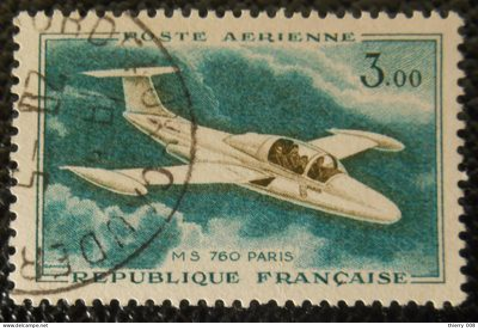 France 1960 1964 Poste Aérienne PA 39 Prototypes Morane Saulnier 760 Paris  Oblitéré - 1960-.... Oblitérés