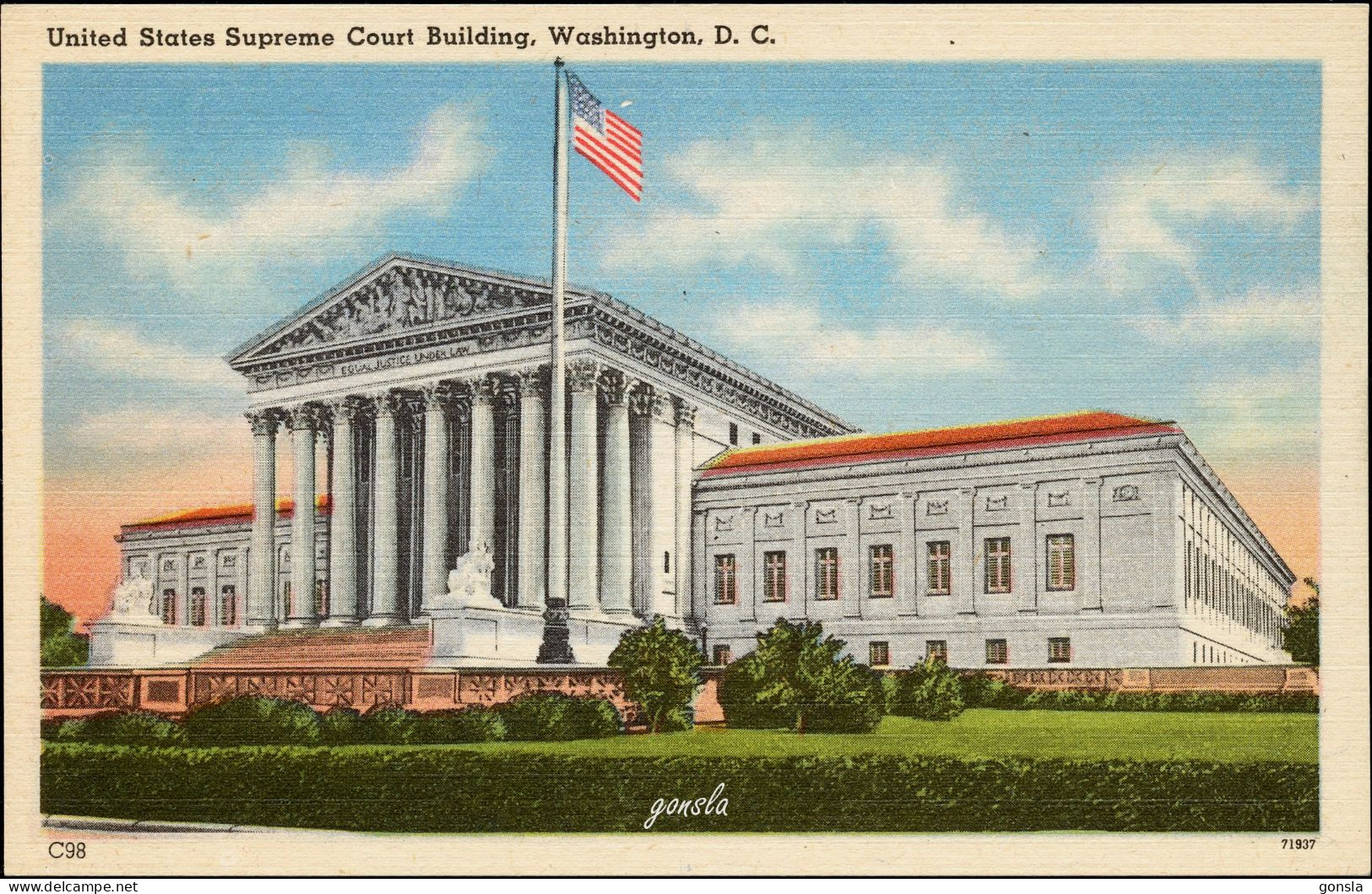 WASHINGTON D.C. 1940-1950 "United State Supreme" - Washington DC