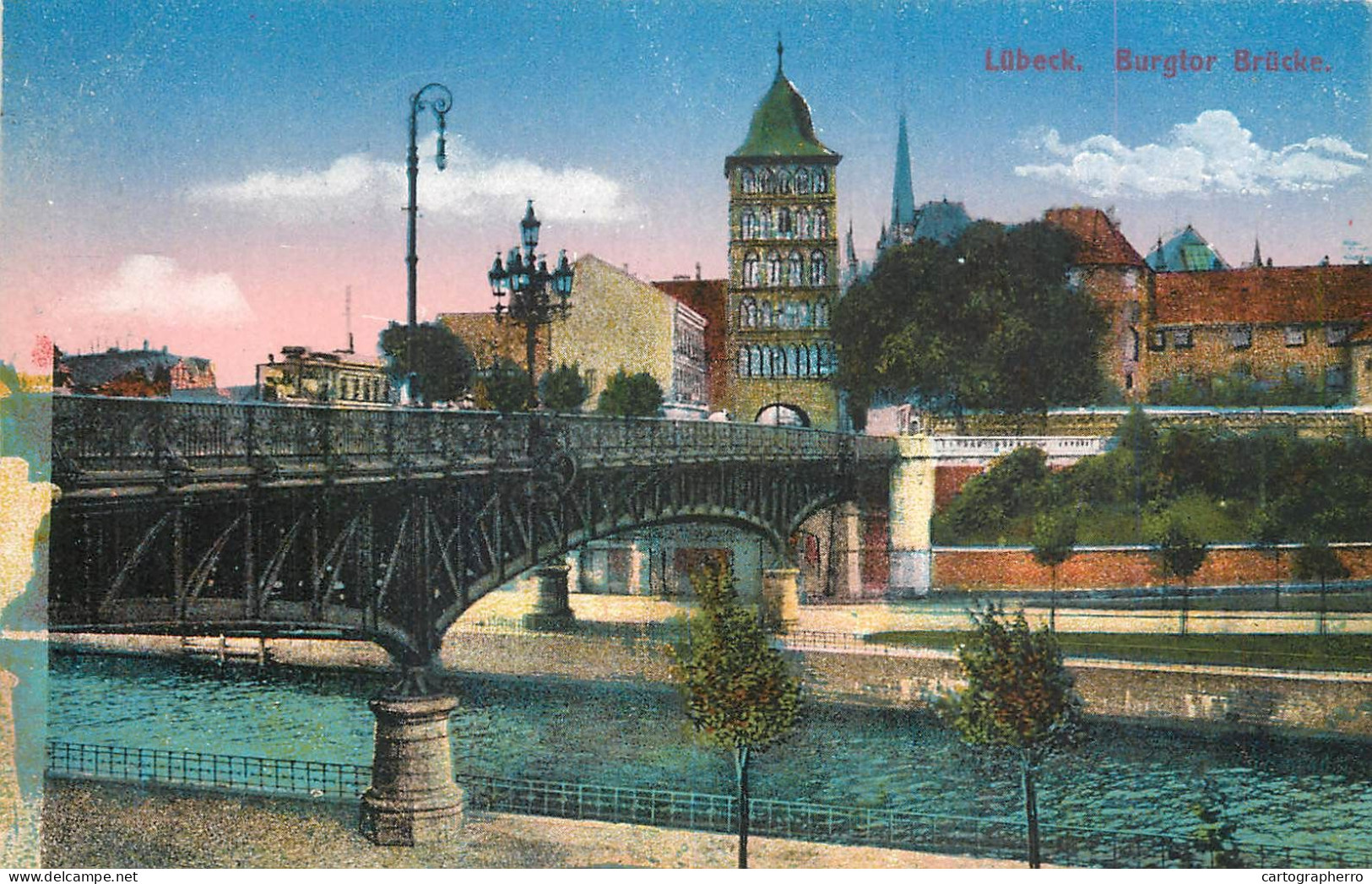 Germany Lubeck Burgtor Brucke - Luebeck