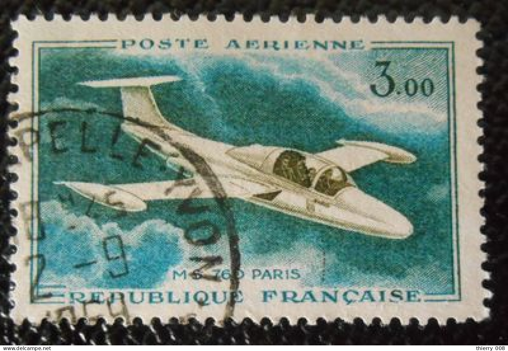France 1960 1964 Poste Aérienne PA 39 Prototypes Morane Saulnier 760 Paris  Oblitéré - 1960-.... Usati