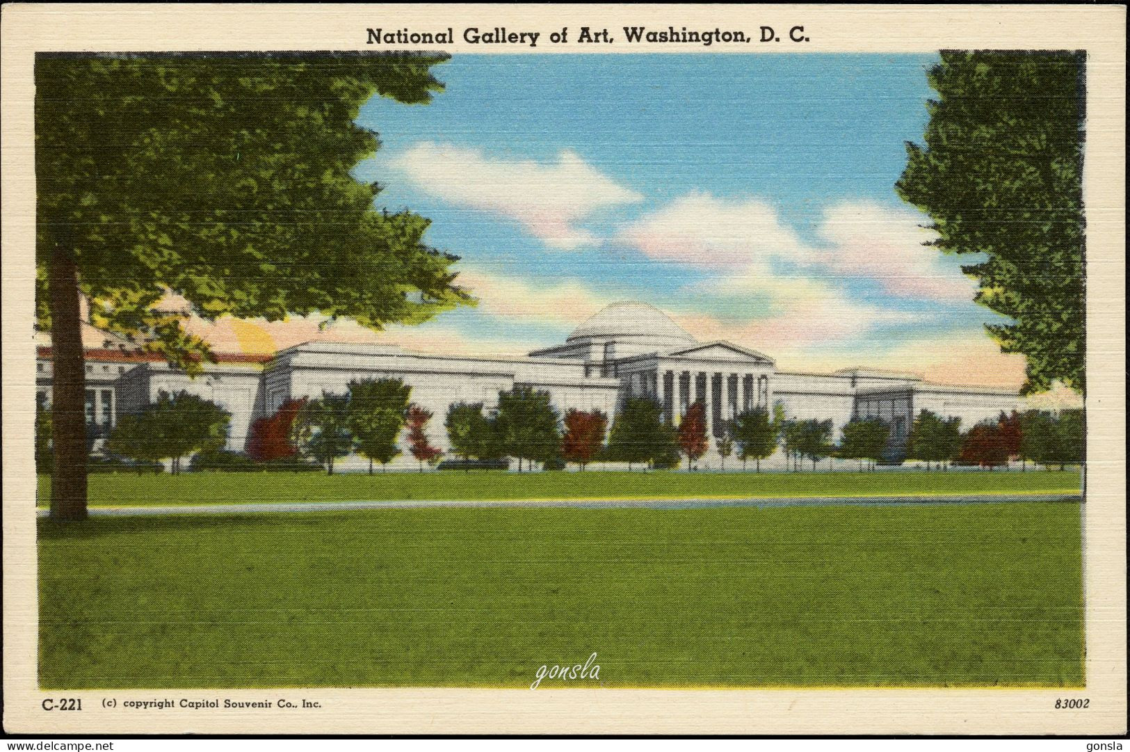 WASHINGTON D.C. 1940-1950 "National Gallery Et Art, Washington" - Washington DC