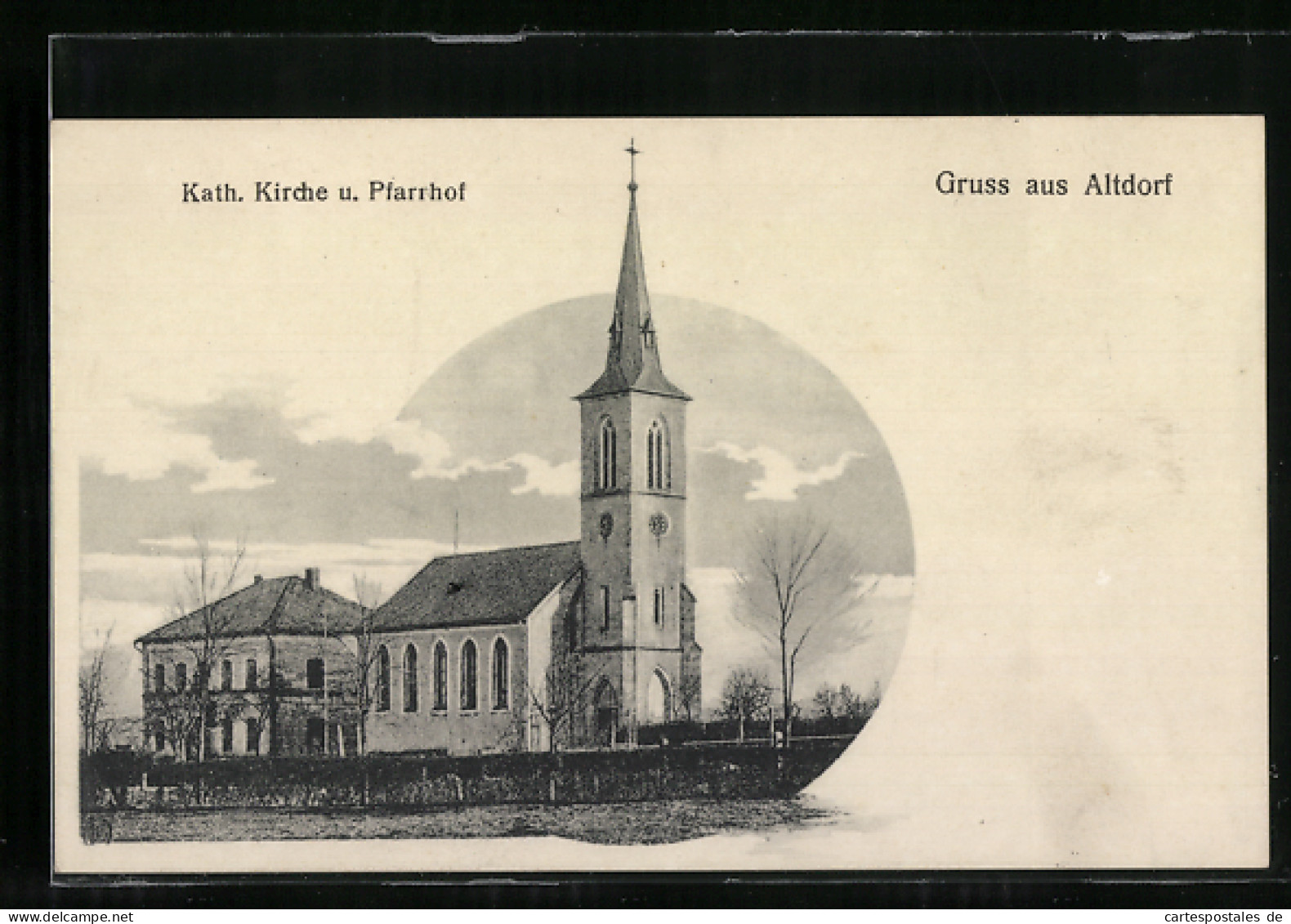 AK Altdorf / Nbg., Katholische Kirche Und Pfarrhof  - Altri & Non Classificati