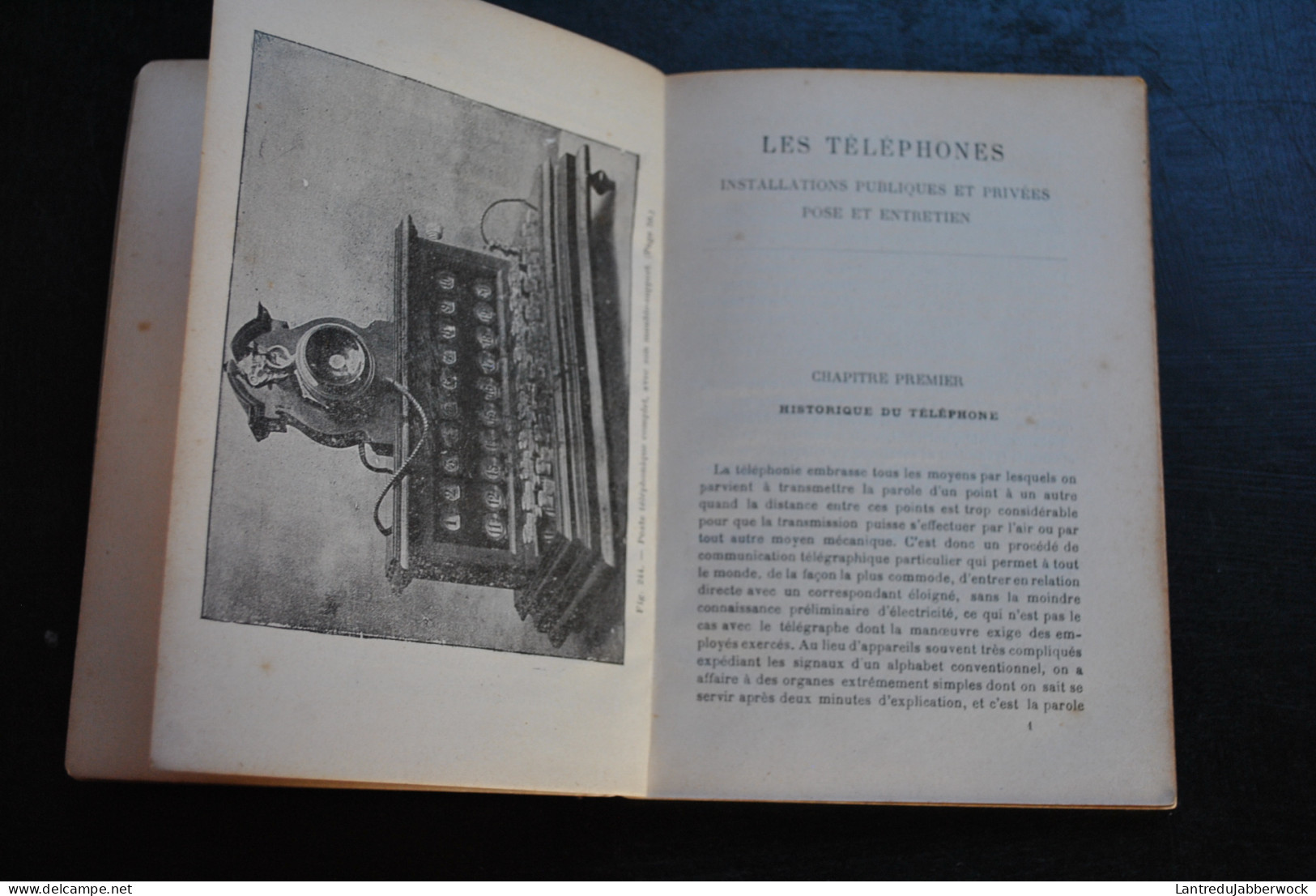 Humbert ZEDA Manuel De L'apprenti Et De L'amateur électricien 3è Partie Les Téléphones Privés Et Publics BERNARD TIGNOL - 1901-1940