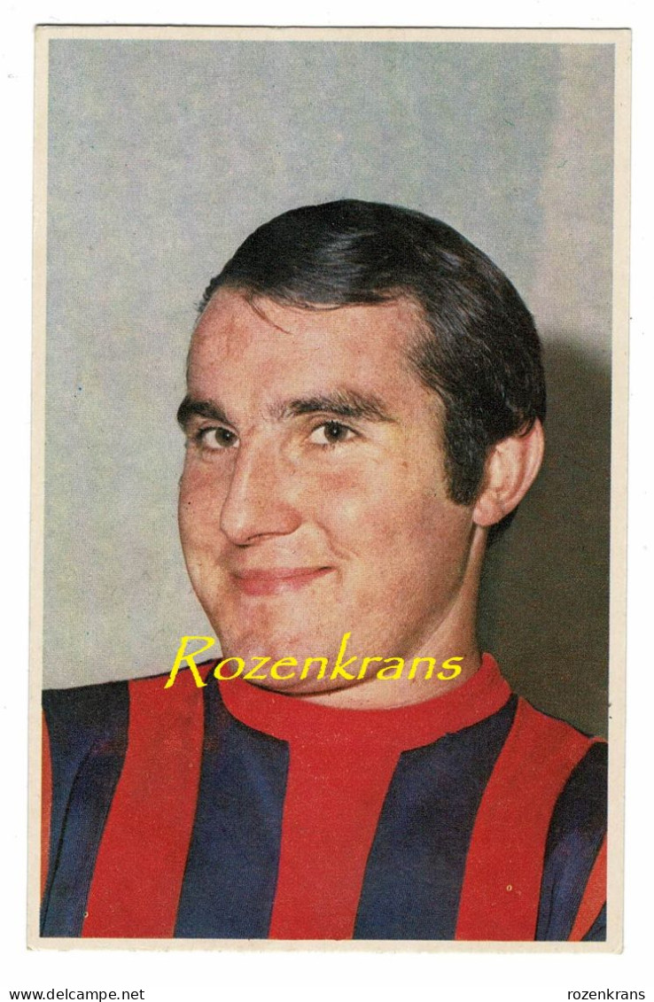 Oude Postkaart Jaren '60 Fc Liege RFC Luik Auguste Goessens Voetbal Football Joueur Voetballer - Voetbal