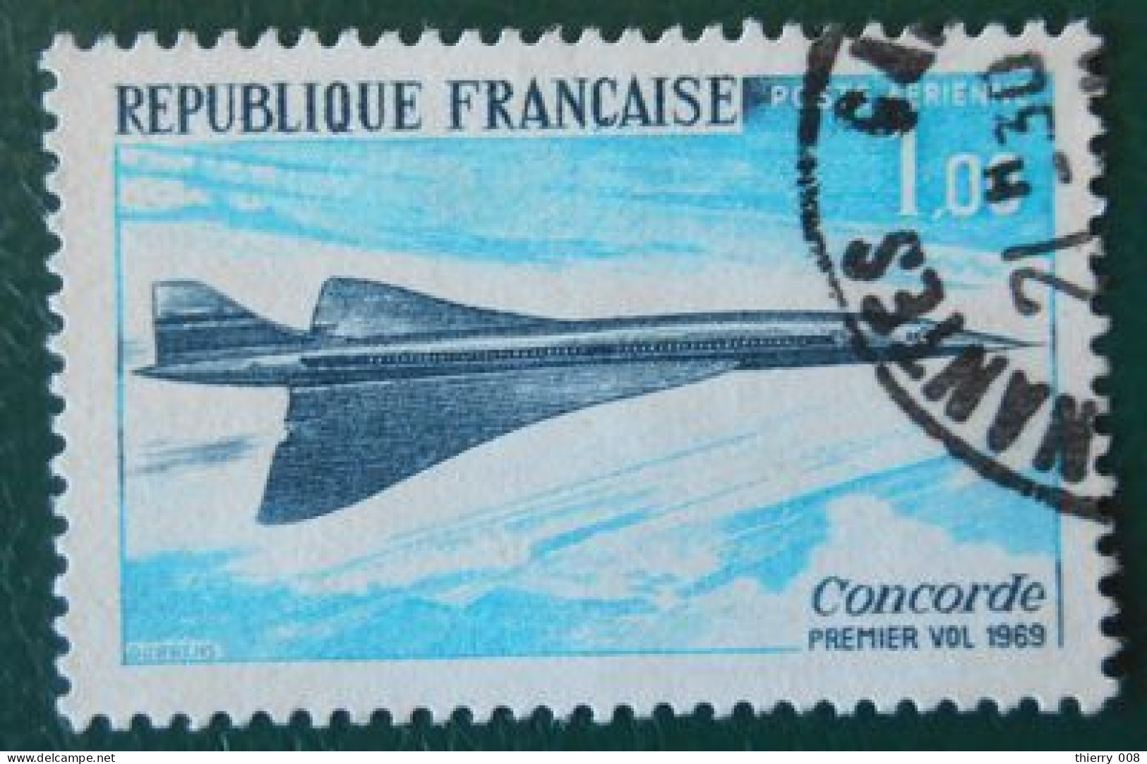 France 1969 Poste Aérienne PA 43 Premier Vol De L'avion Supersonique Concorde  Oblitéré - 1960-.... Used