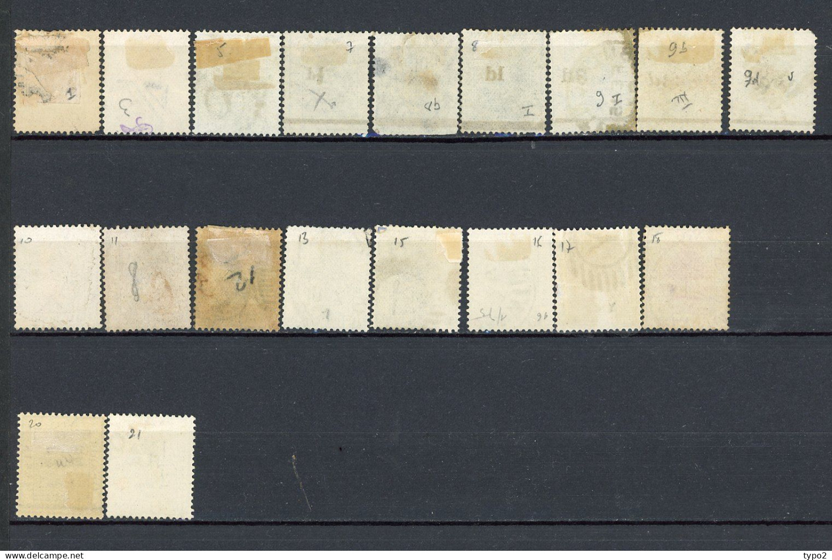 ORANGE ETAT LIBRE 1868-1896 : PETITE COLLECTION 19 Timbres *, (o) Cote Plus De 250 Euro BE R 2 Scans - Estado Libre De Orange (1868-1909)