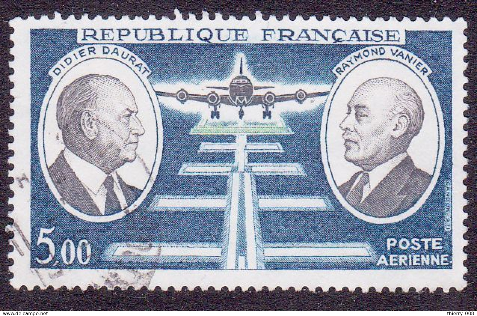 France 1971 Poste Aérienne PA 46 Didier Daurat  Raymond Vanier Pionniers De La Poste Aérienne  Oblitéré - 1960-.... Afgestempeld