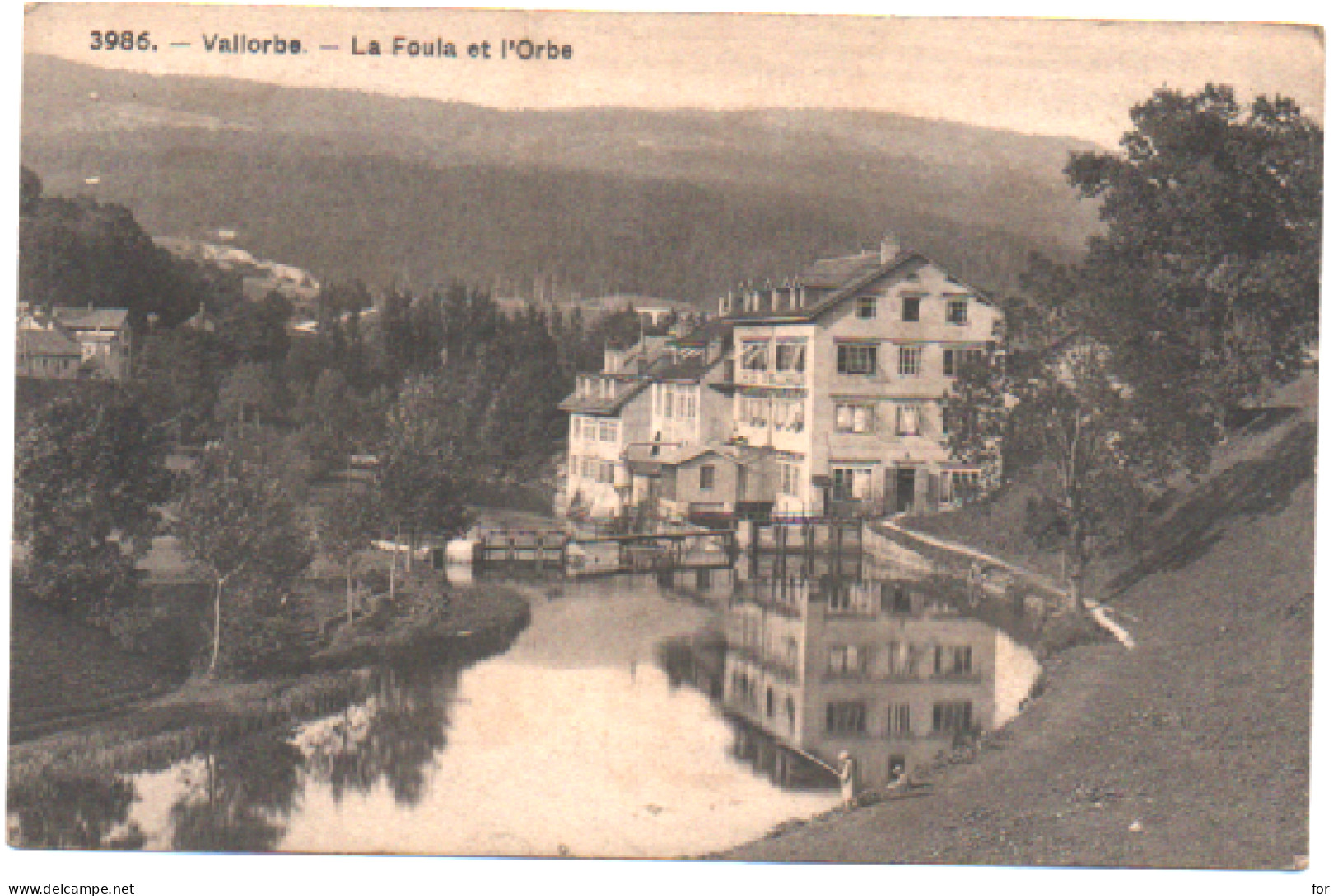 Suisse : VD Vaud : VALLORBE : La Foula Et L'Orbe - Vallorbe