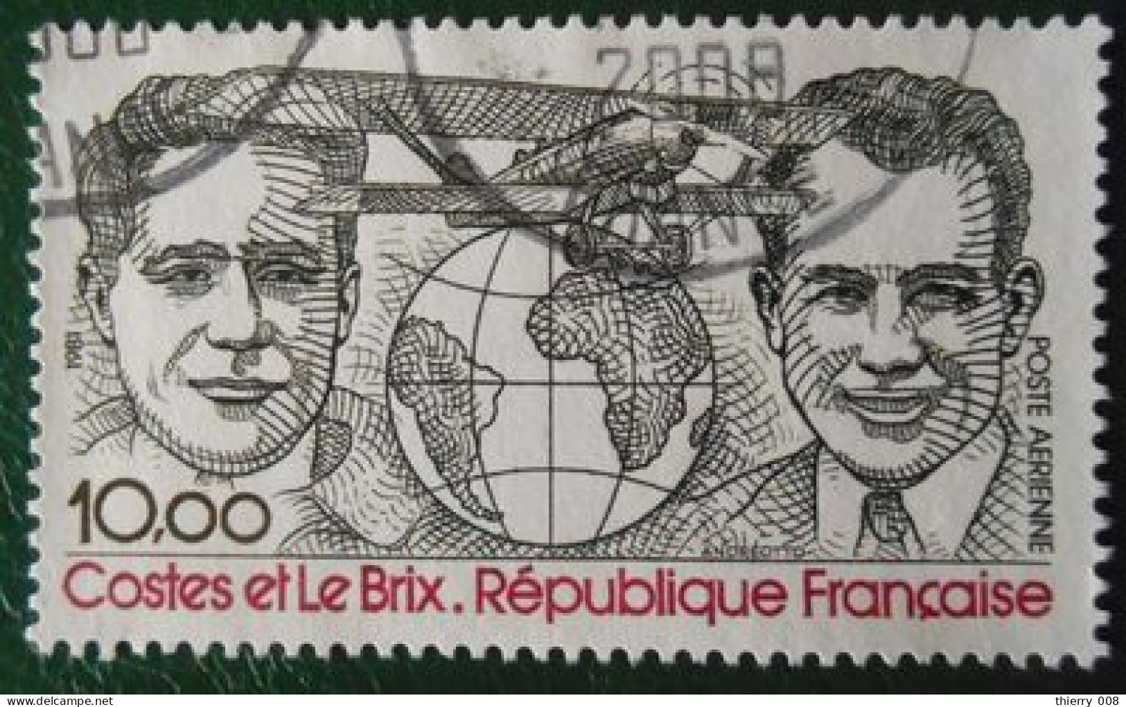 France 1981 Poste Aérienne PA 55 Hommages Aux Aviateurs Costes Et Le Brix  Oblitéré - 1960-.... Usati