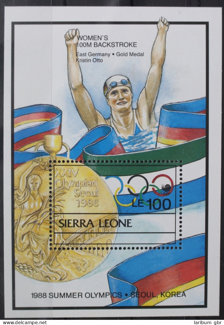 Sierra Leone Block 96 Mit 1172 Postfrisch #VD570 - Sierra Leona (1961-...)